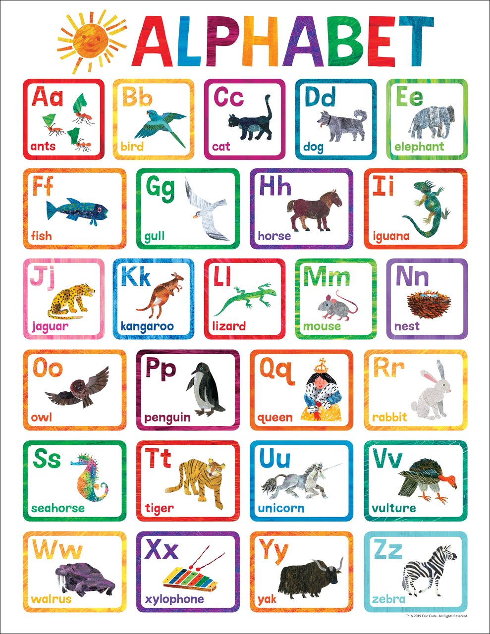 Poster-Eric Carle Alphabet – The Eric Carle Museum of Picture Book Art