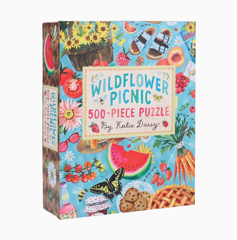 アードホッグ Wildflower Picnic 500 Piece Puzzle – The Eric Carle Museum of