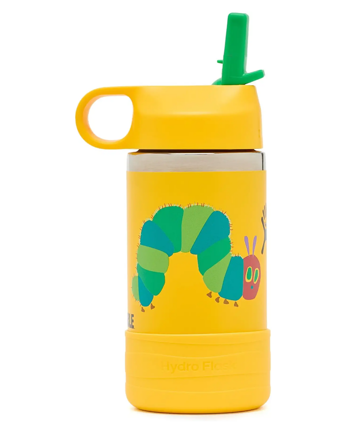 Caterpillar Hydro Flask Kids 12 oz - Yellow