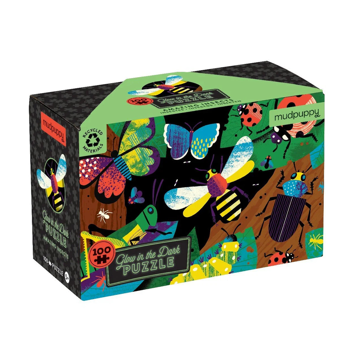 Glow in the Dark Bugs 100-Piece Puzzle