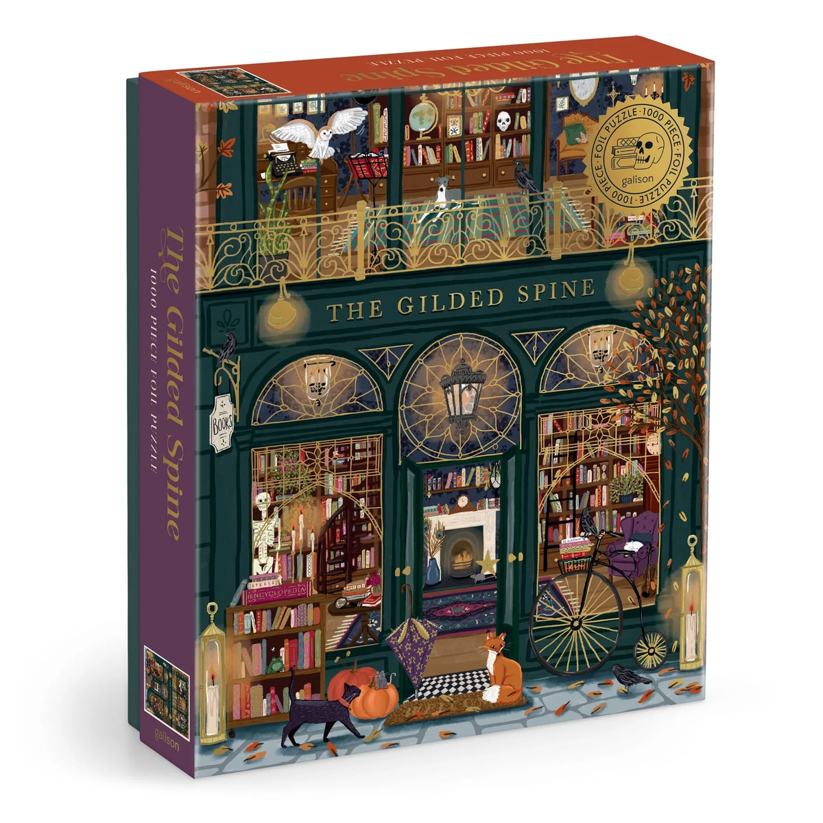 Gilded Spine 1000 Piece Puzzle
