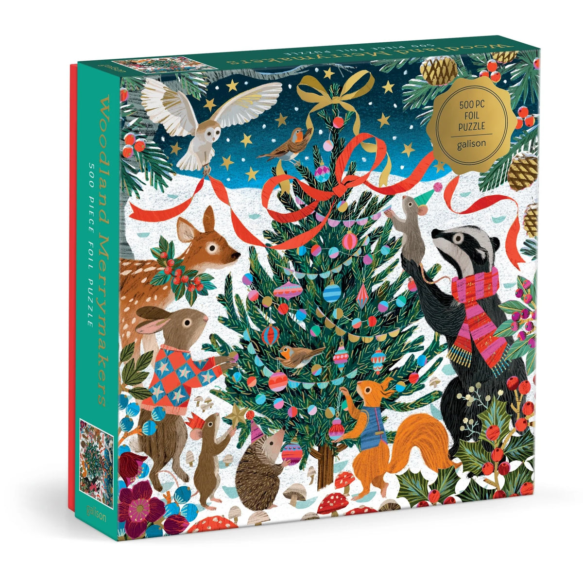 Woodland Merrymakers 500 Piece Puzzle