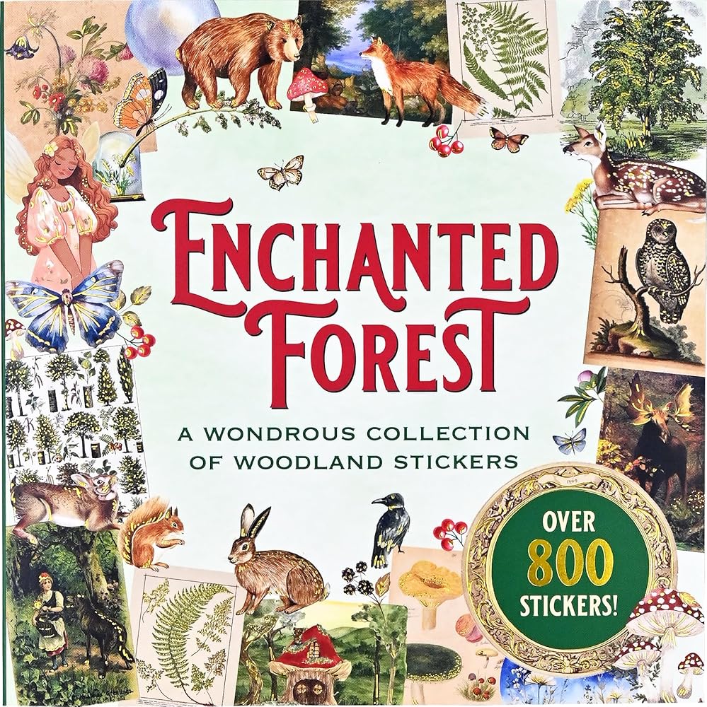 Enchanted Forest Sticker Book (over 800 stickers!) cover image