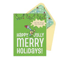 The Pigeon Happy Jolly Merry Holidays! Greeting Card (Mo Willems Holiday Cards) cover image
