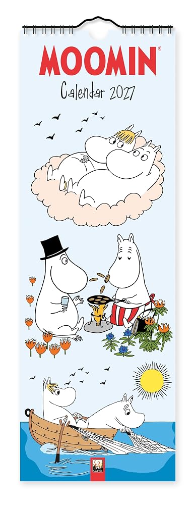 Moomin Slim Calendar 2027 (Art Calendar) cover image