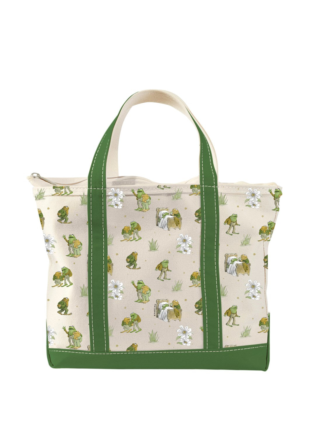 Frog & Toad Zipper Tote Bag