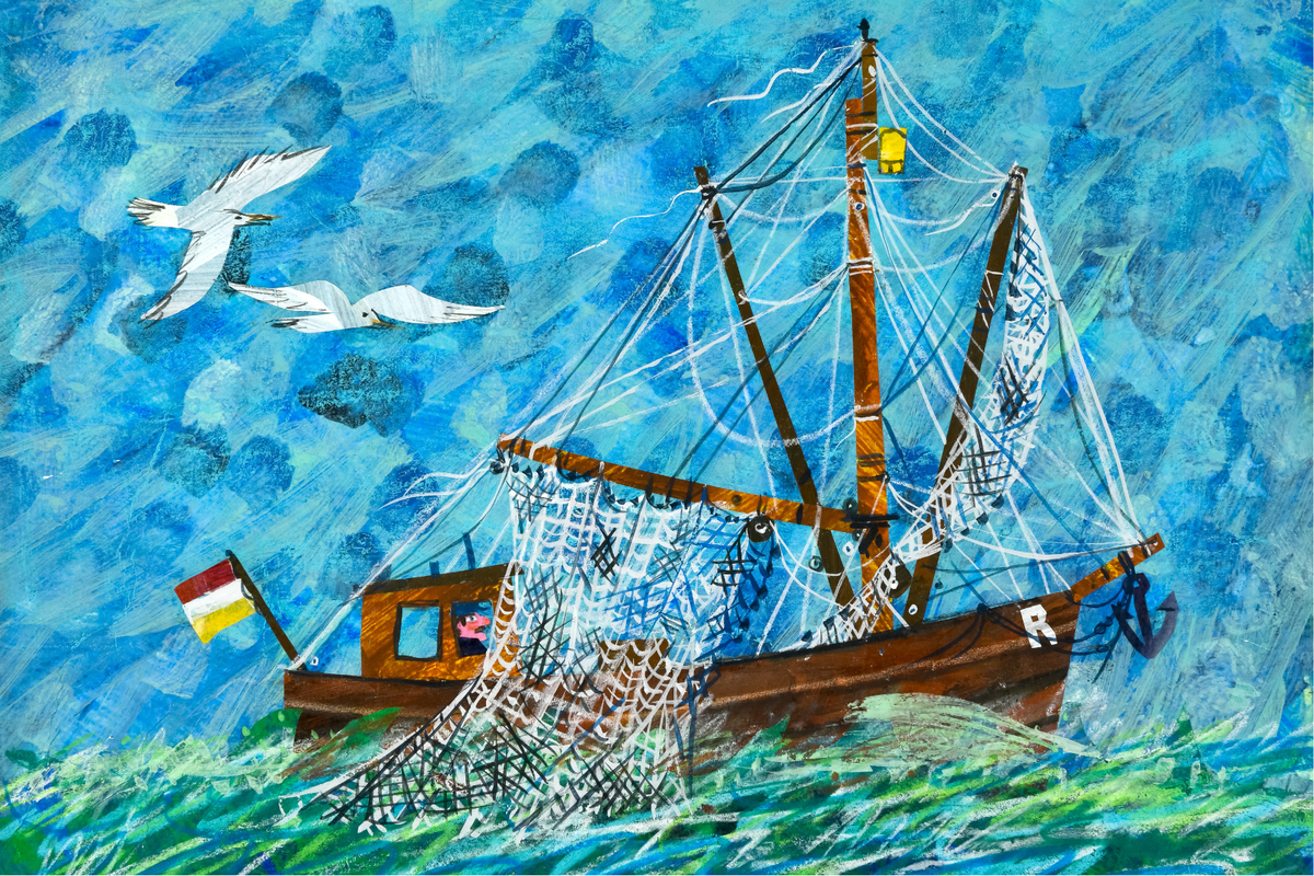 Fishing Boat Postcard