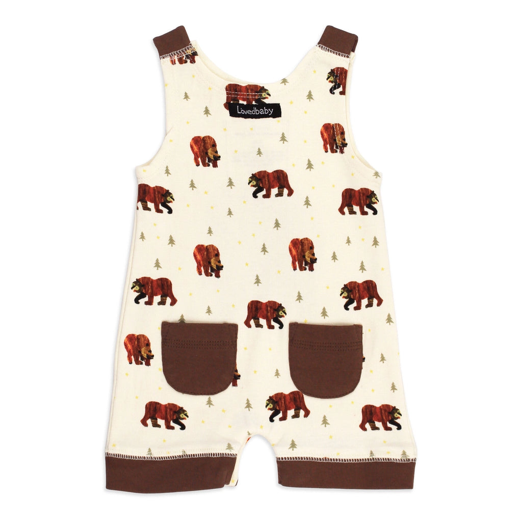Brown Bear Organic Sleeveless Romper
