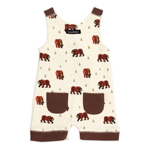 Brown Bear Organic Sleeveless Romper