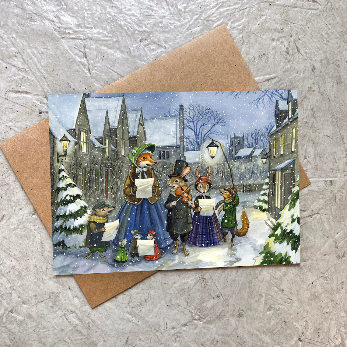 Astrid Sheckels Card - The Carolers
