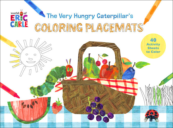 Very Hungry Caterpillar's Coloring Placemats