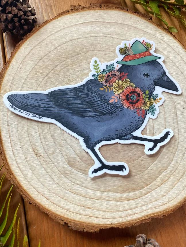 Sticker-Corvid