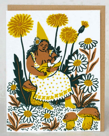 Card-Dandelion Baby