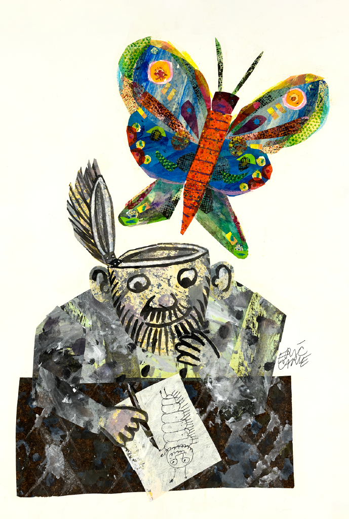 Self Portrait with Butterfly Postcard