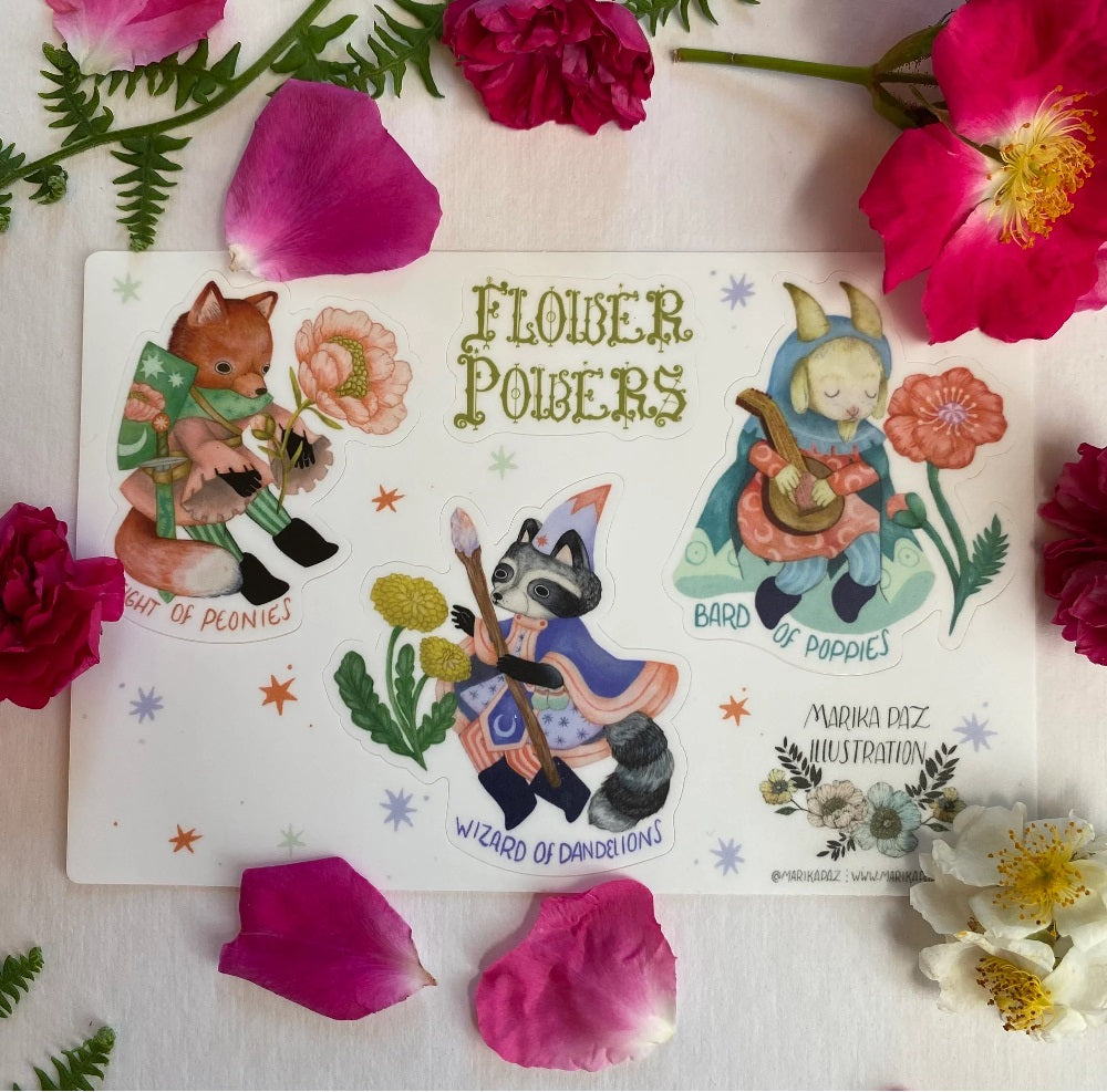 Sticker-Flower Powers