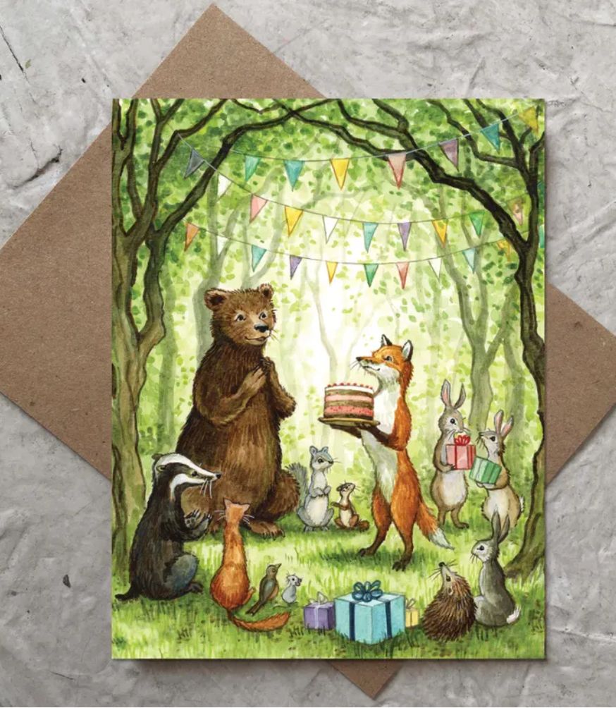 Astrid Sheckels Card - Forest Birthday