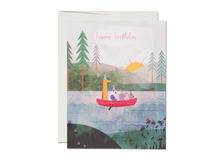 Four in a Canoe Card