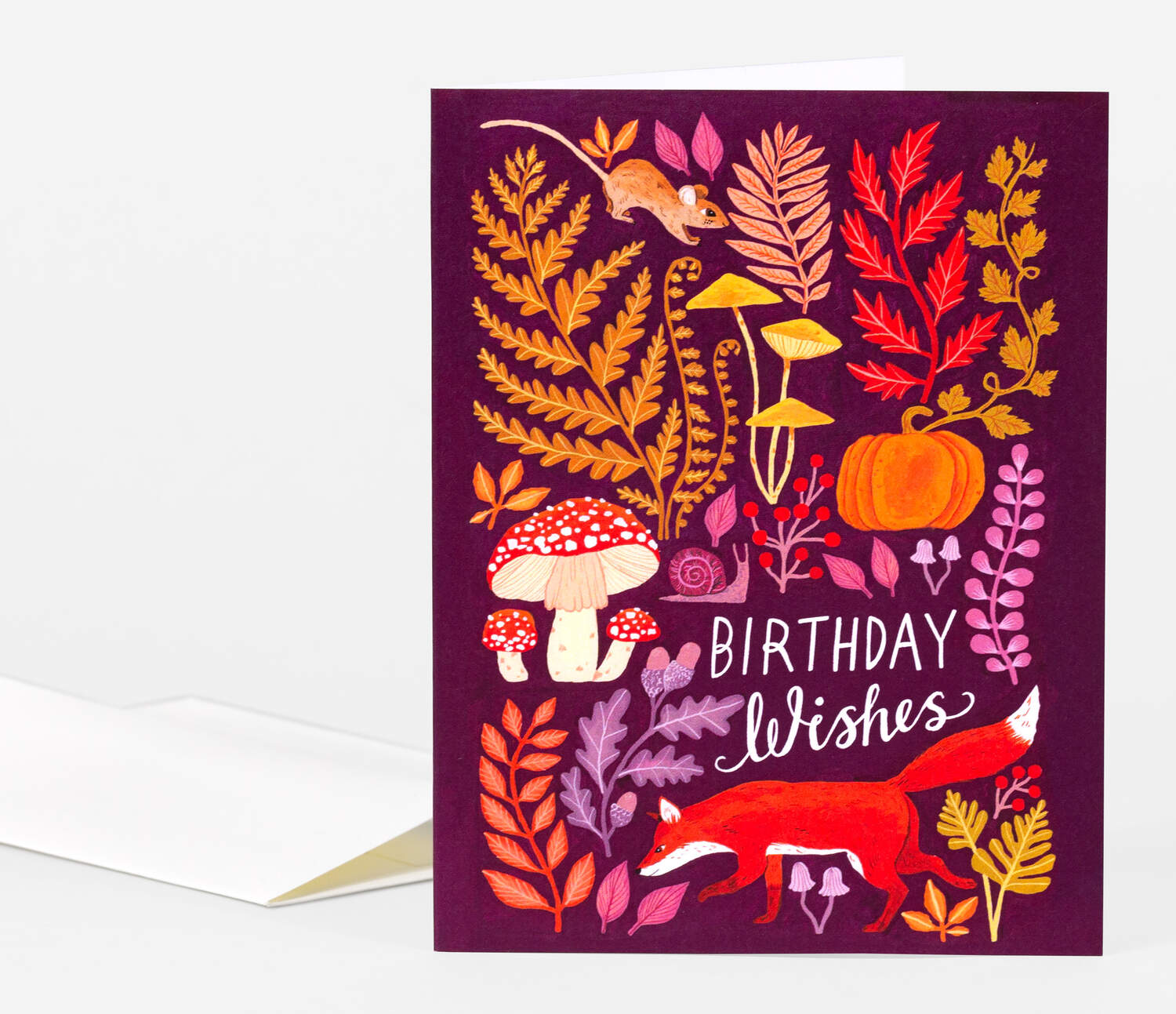 Fox and Mouse Birthday Card