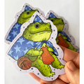 Frog Wizard Sticker