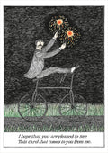 Edward Gorey Birthdy Card - Pleased to See