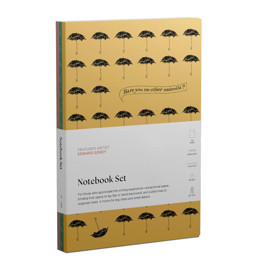 Edward Gorey Notebook Set