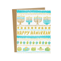 Hanukkah Stripes Card