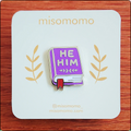 Pronoun Book Pin-He/Him