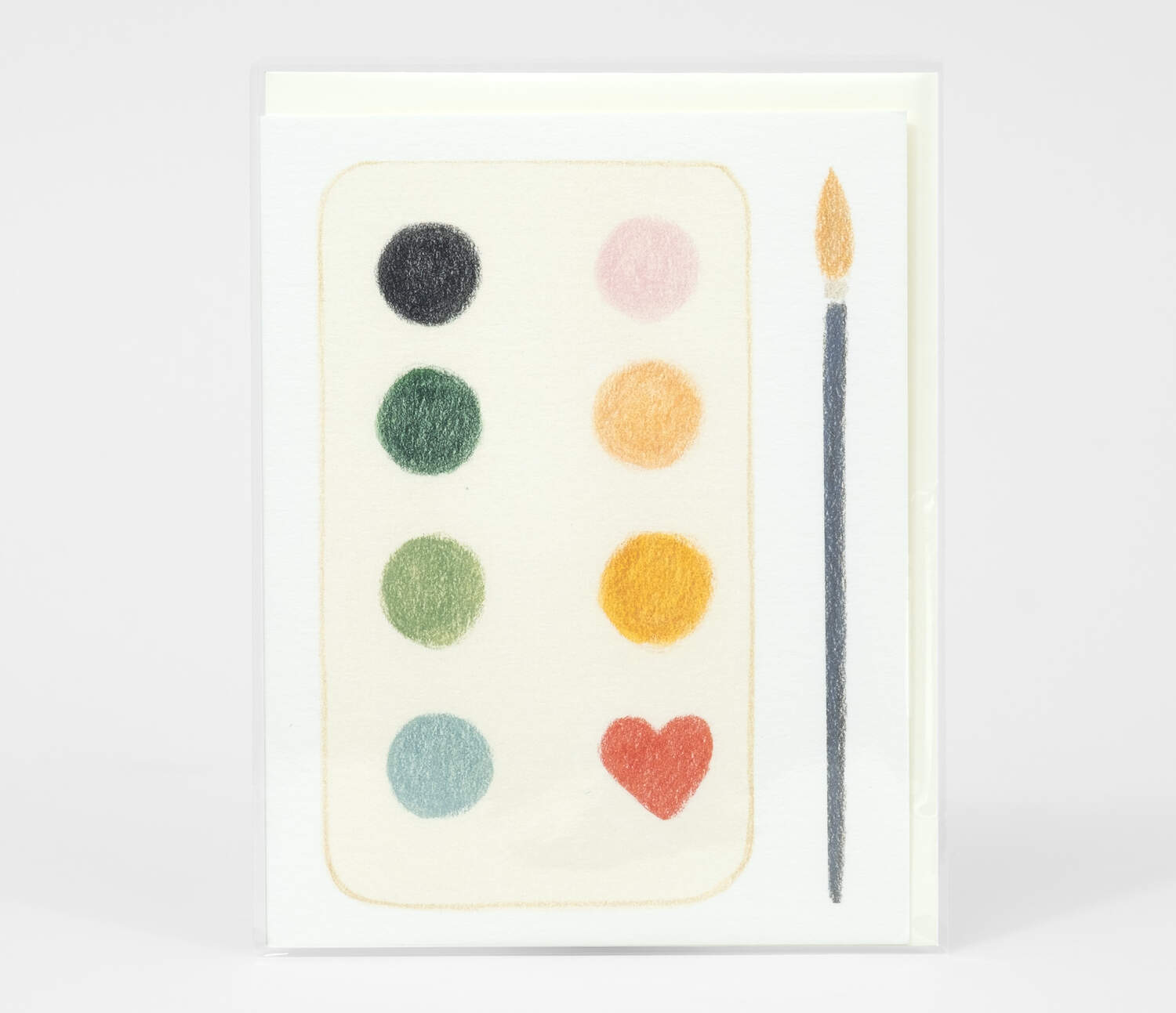 Heart Palette Card