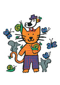 Postcard-Katy Cat & Beaky Boo