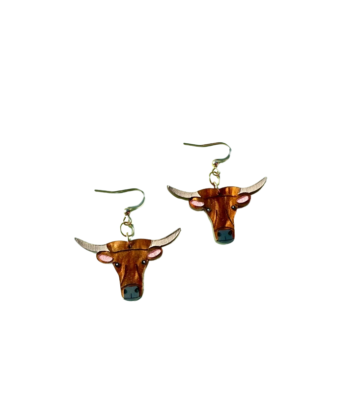 Longhorn Earrings
