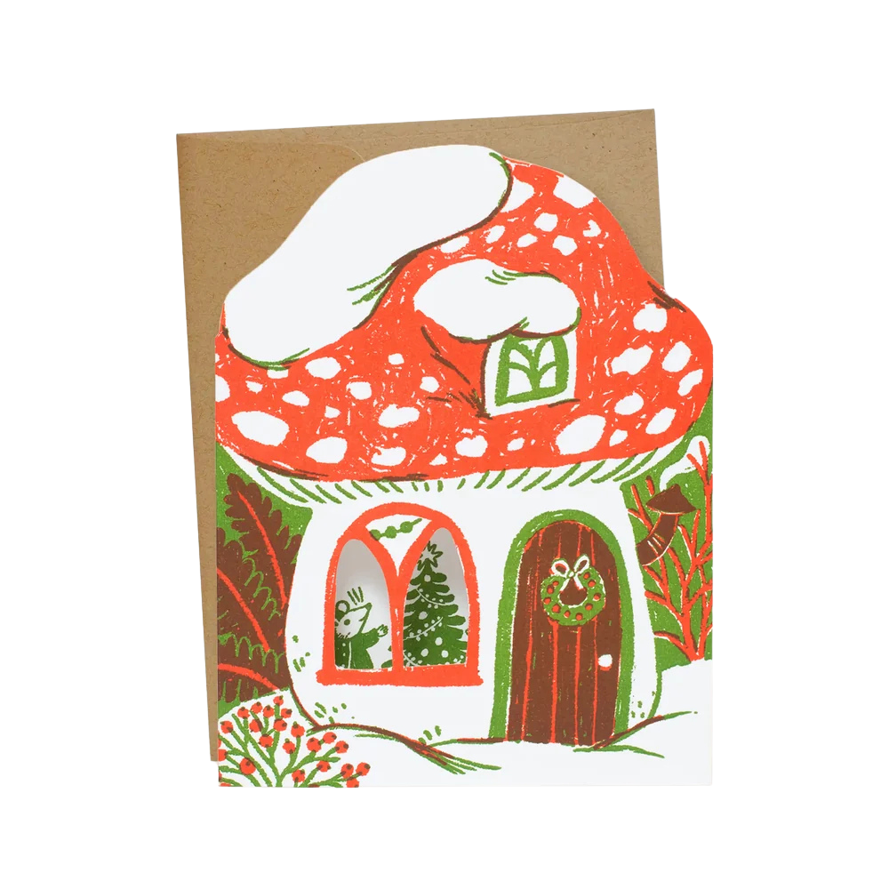 Merry Mushroom House Card Set