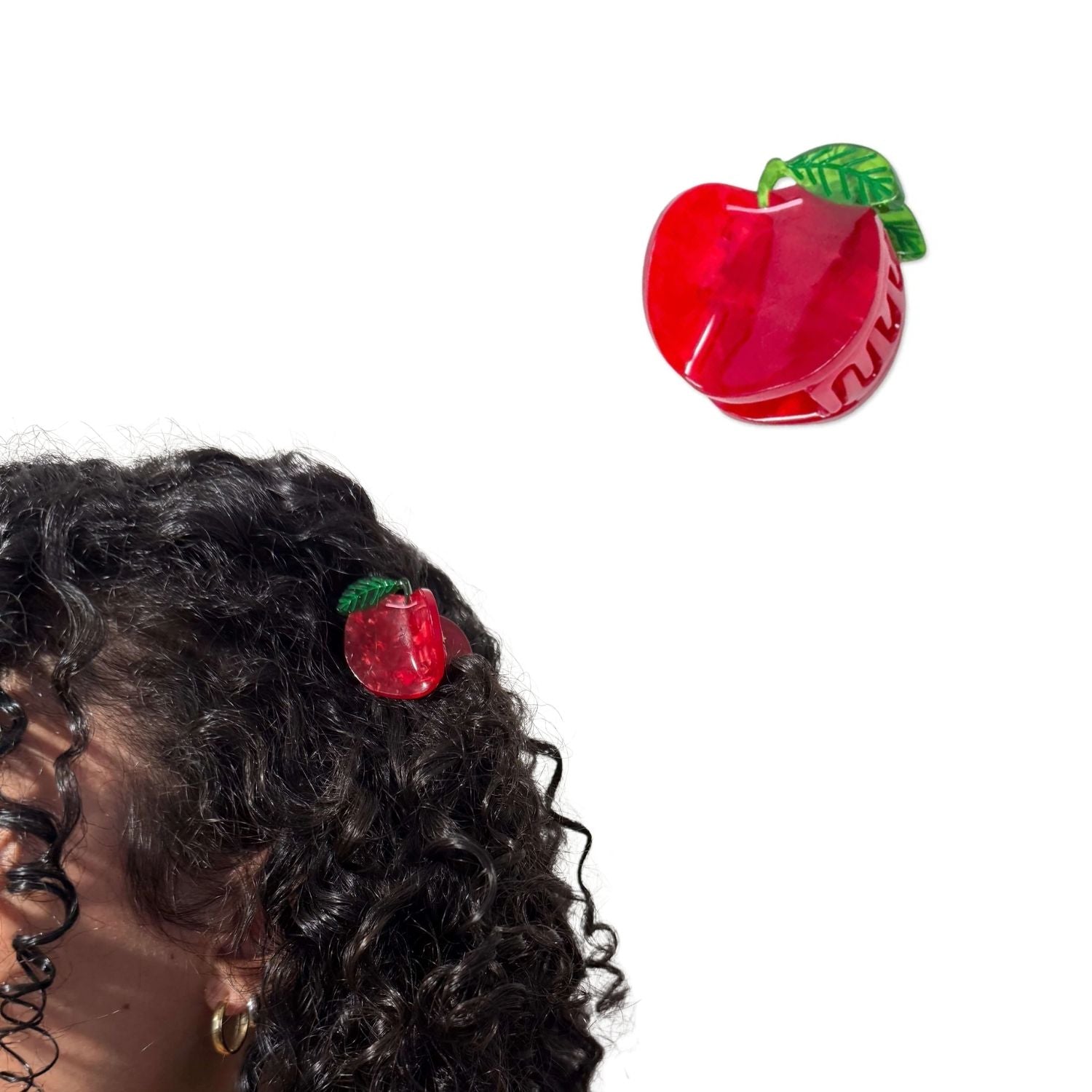 Apple Hair Clip-MINI