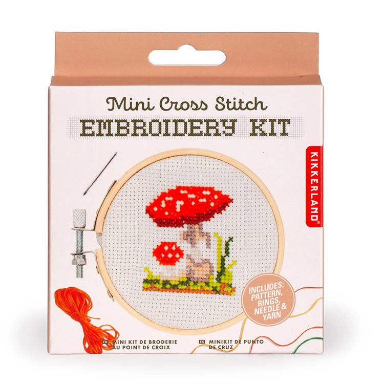 Mini Mushroom Cross Stitch Kit