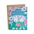 Bunny Valentine Card