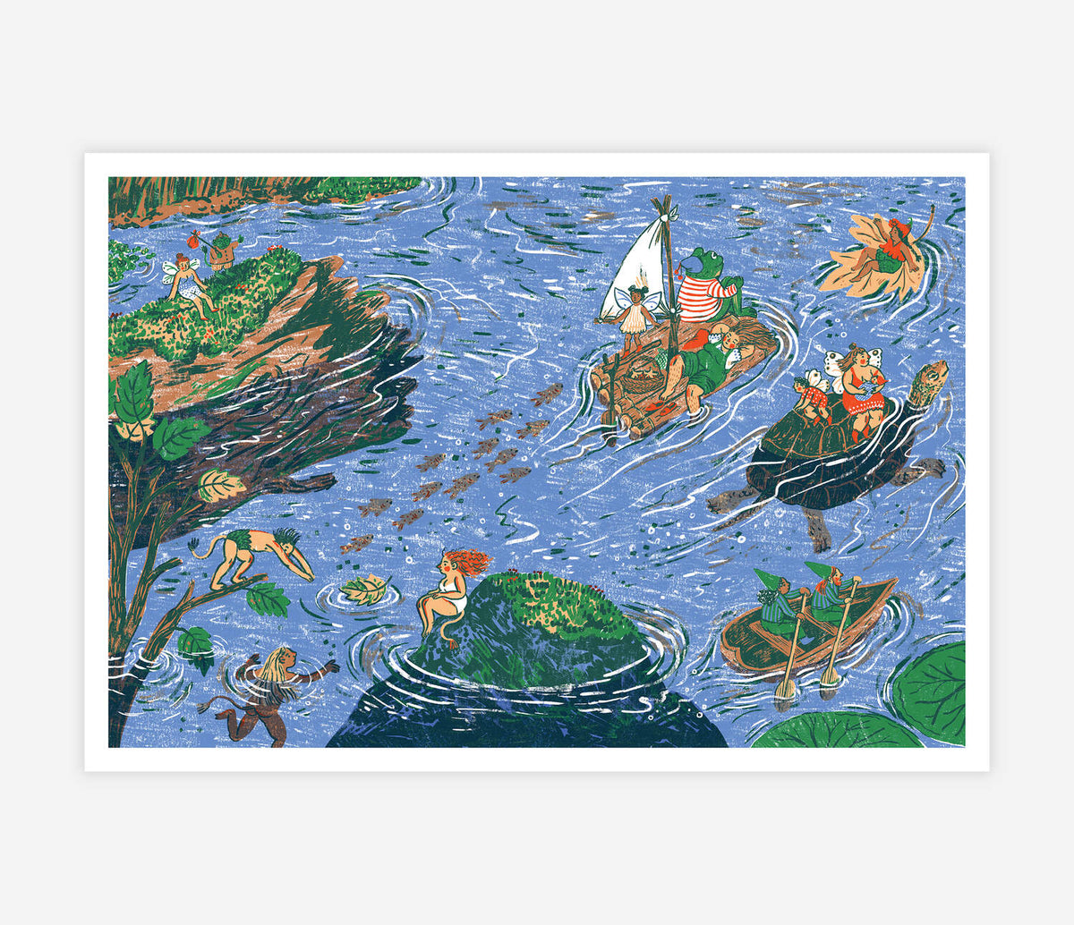 Phoebe Wahl Print - On the Stream
