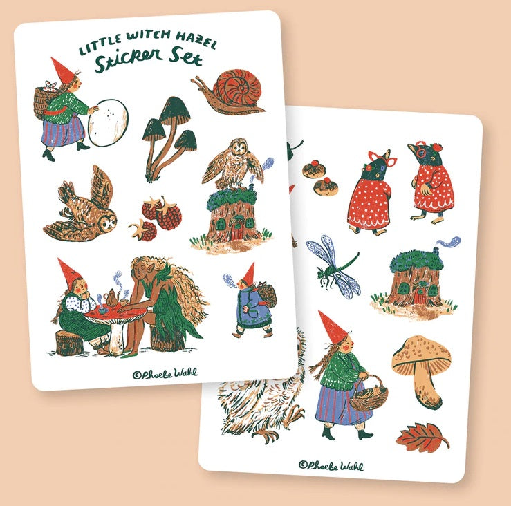 Little Witch Hazel Sticker Set