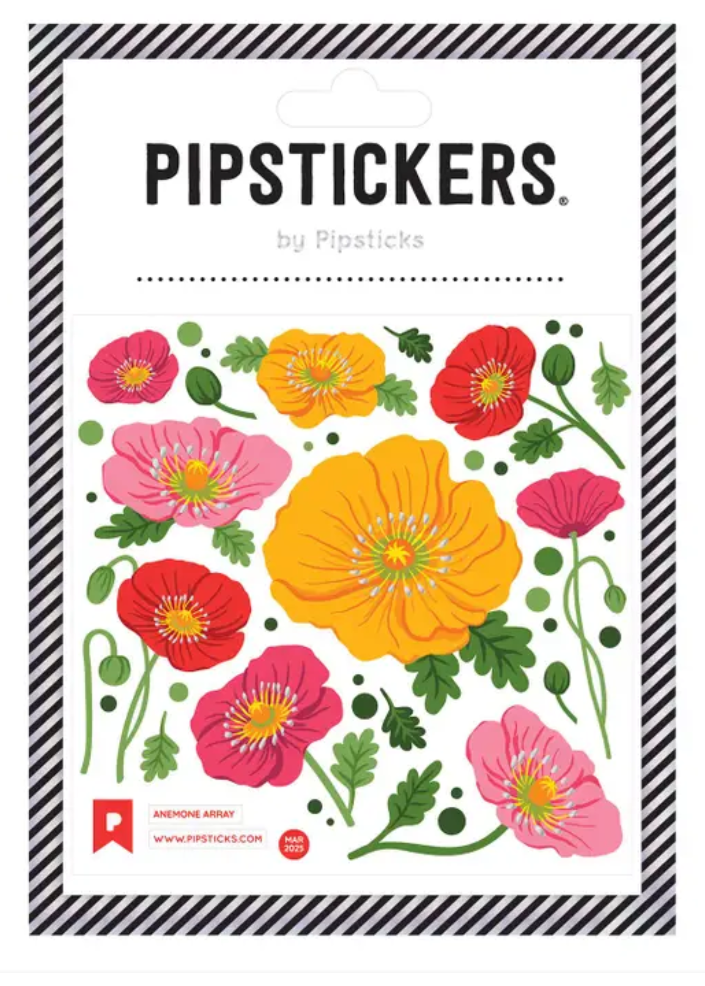 Sticker-Peaceful Poppies
