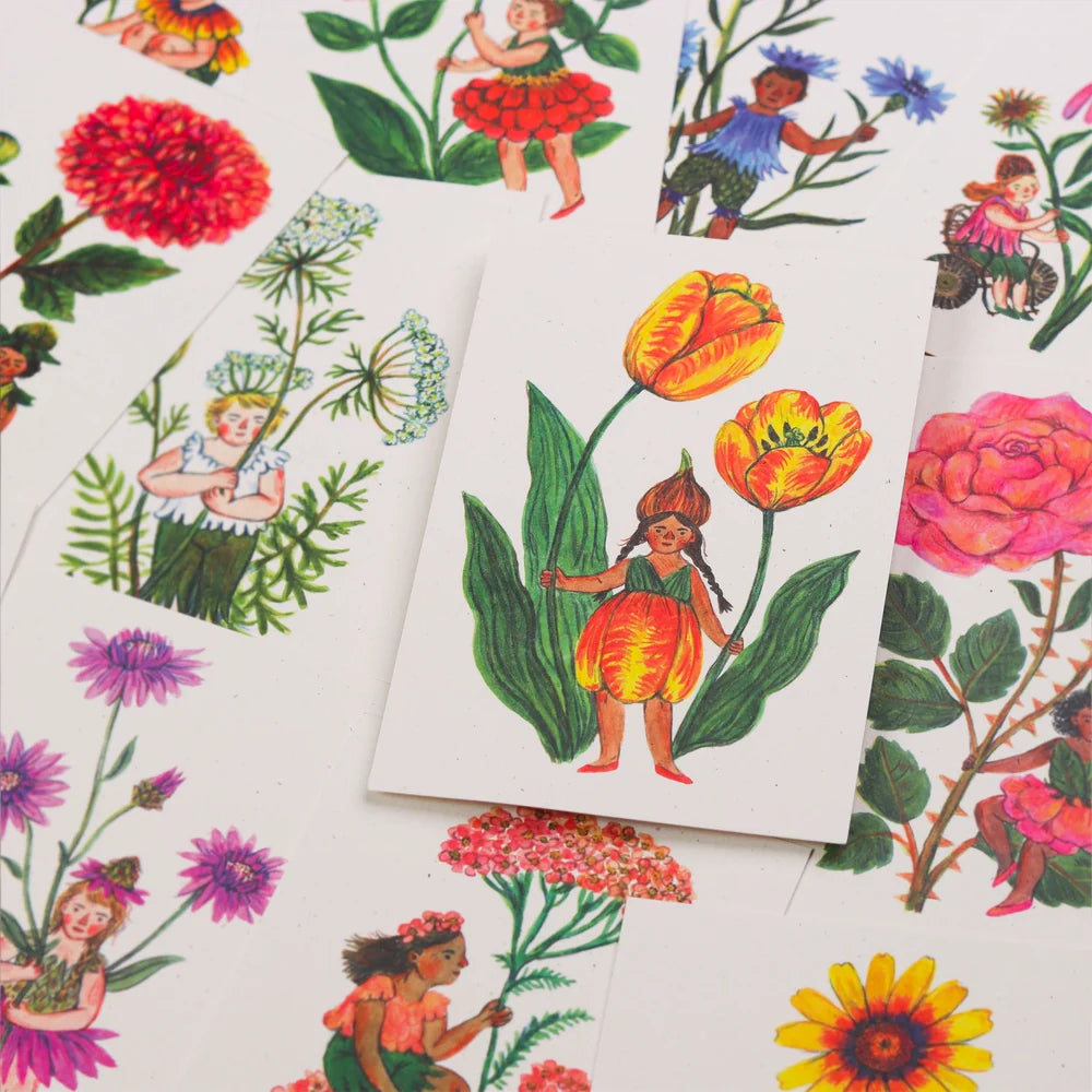 Phoebe Wahl Flower Fairies Postcard Set