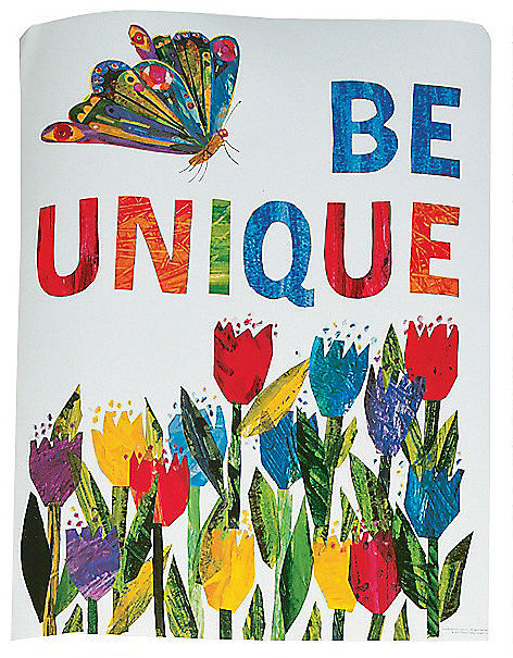 Poster-Eric Carle Butterfly Be Unique