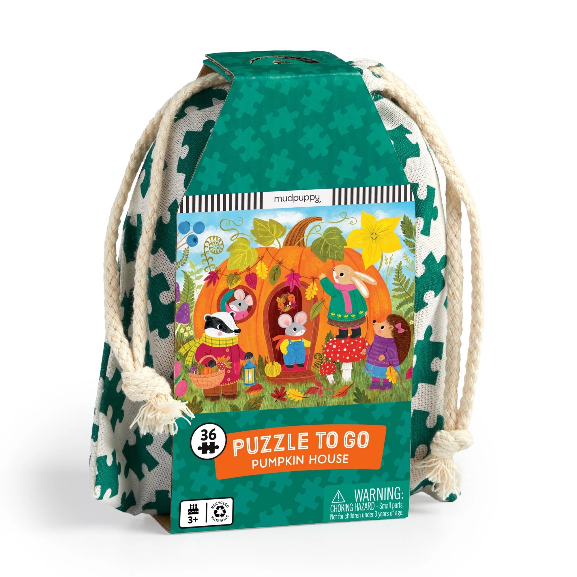 Pumpkin House 36 Piece Puzzle to Go