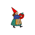 Strawberry Gnome Pin