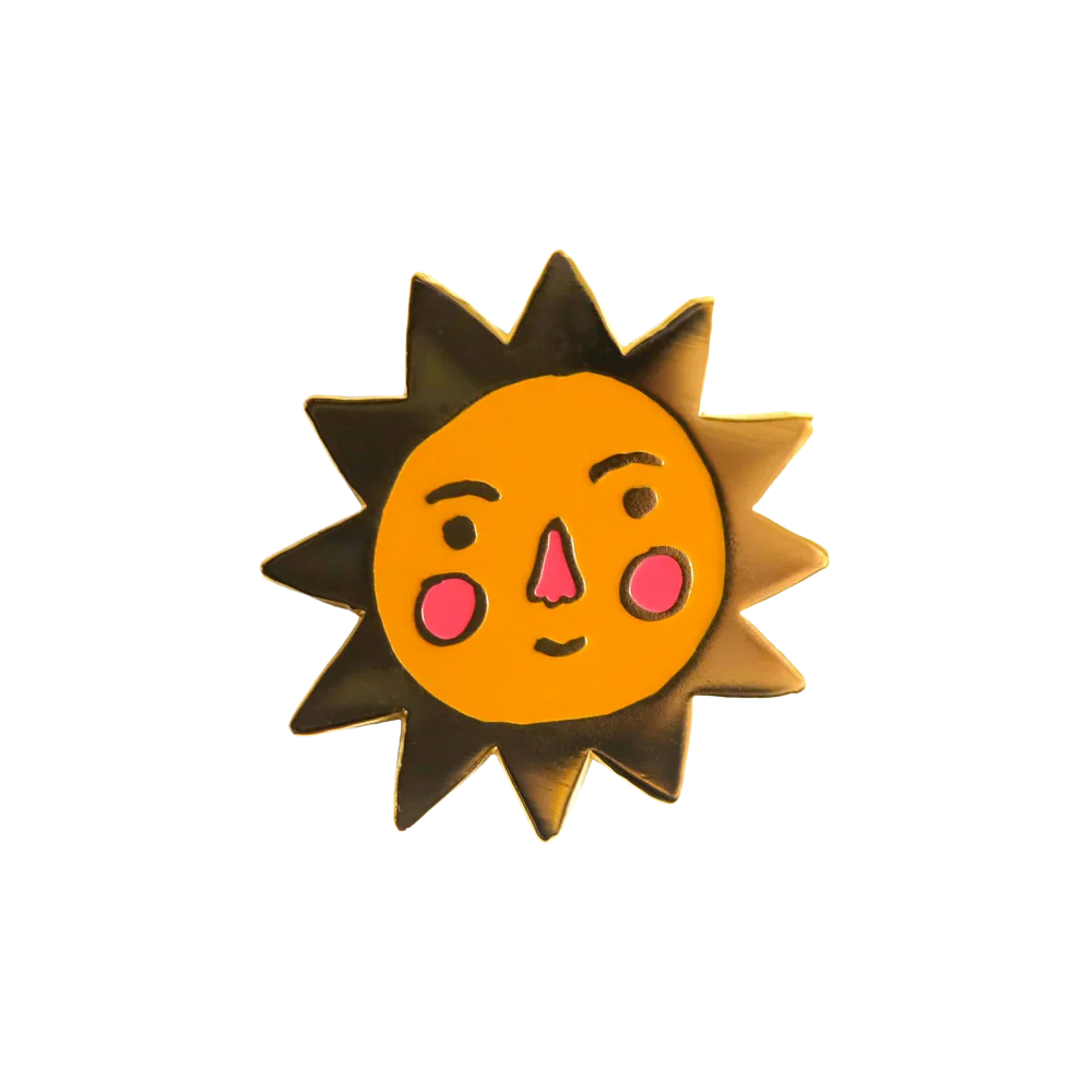Sun Enamel Pin
