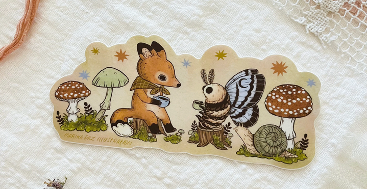 Sticker-Tea Time