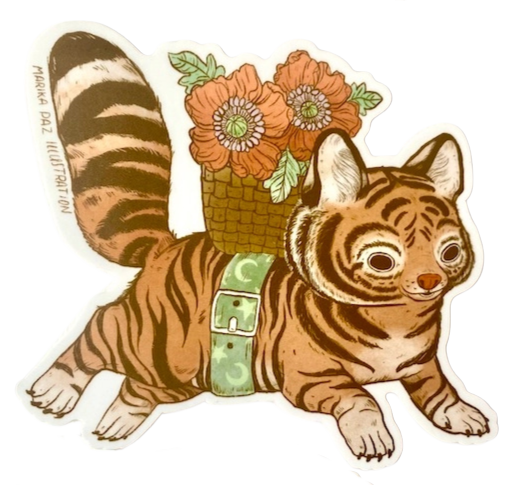 Tiger Blossom Sticker