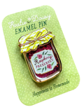 Jam Jar Interactive Enamel Pin