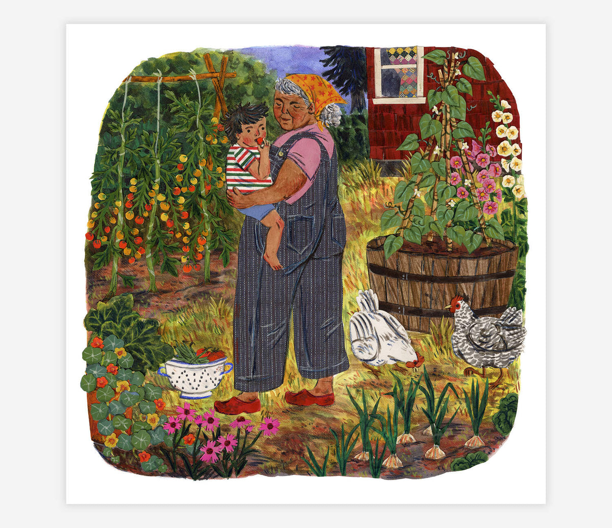Phoebe Wahl Print - Vegetable Garden