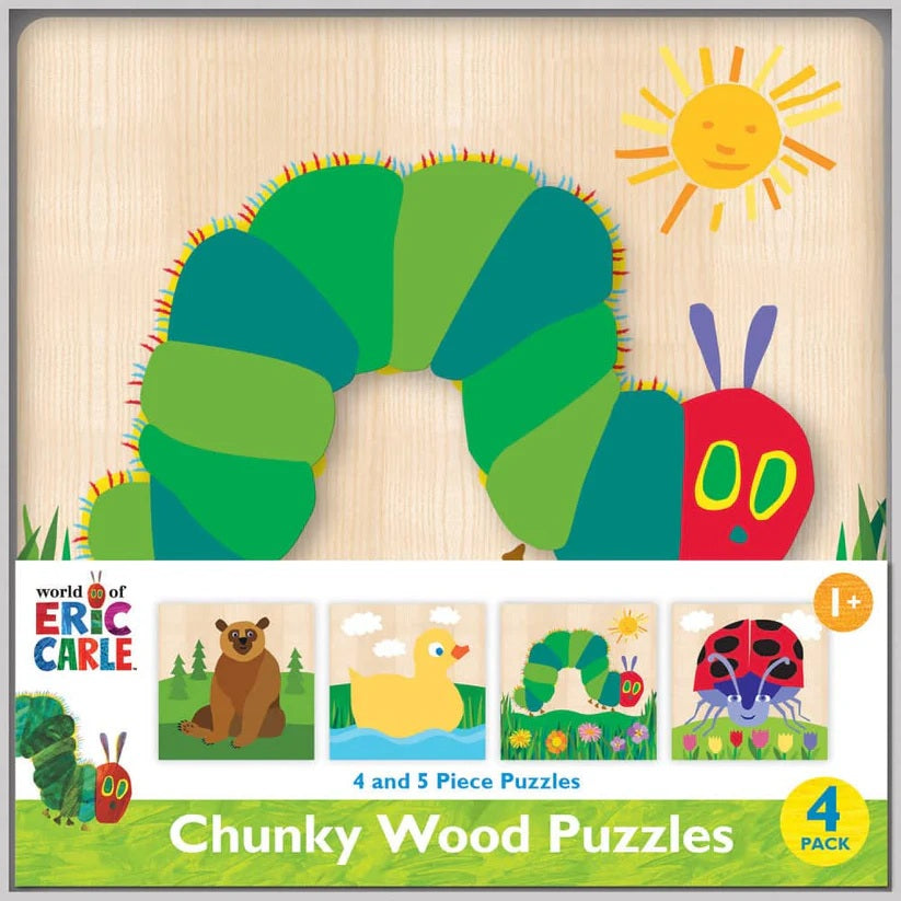 Eric Carle Wood Puzzle 4-Pack