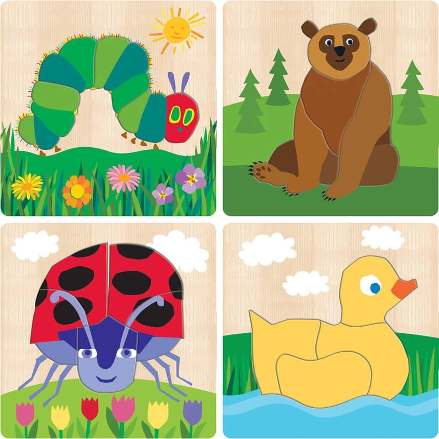Eric Carle Wood Puzzle 4-Pack