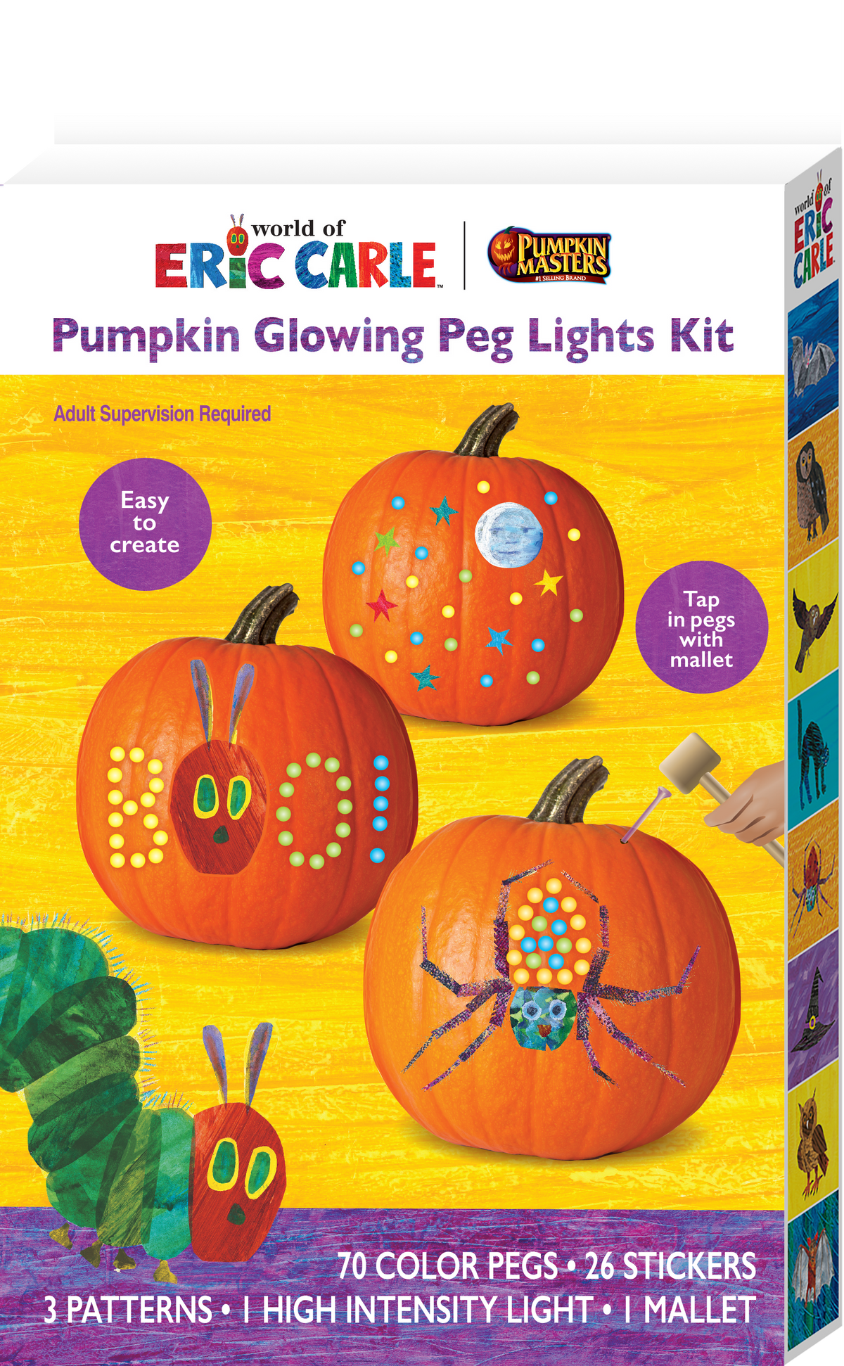 Eric Carle Pumpkin Glowing Peg Lights Kit
