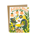 Hello Baby Bassinet Card
